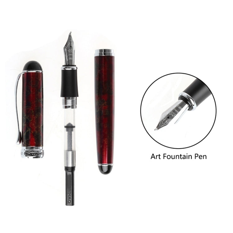 X750 Stationery Stainless Steel Fountain Pen Medium Nib Ink Pens School Oiifice Gift