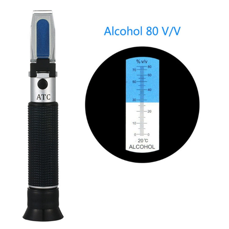 Hand-held Refractometer  Alcohol Detector Alcohol Level Meter