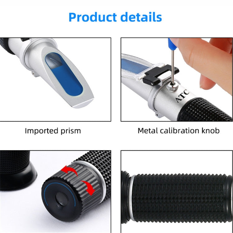 Hand-held Refractometer  Alcohol Detector Alcohol Level Meter