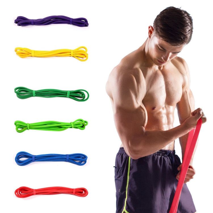 Elastic Natural Latex Resistance Band Yoga Fitness Equipment, Circumference: 2.08m, Random Color Delivery Reluova