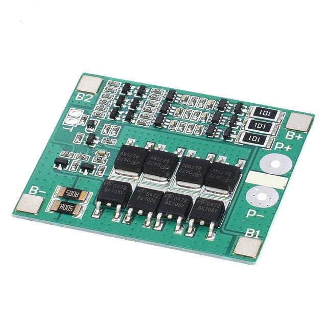 25A 11.1V-12.6V Over-Current Over-Charge Protection Board with Equalization for 18650 Lithium Battery