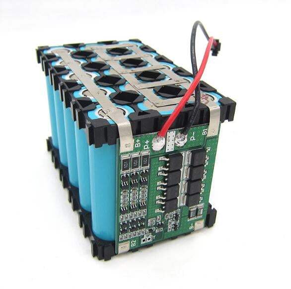 25A 11.1V-12.6V Over-Current Over-Charge Protection Board with Equalization for 18650 Lithium Battery-Reluova