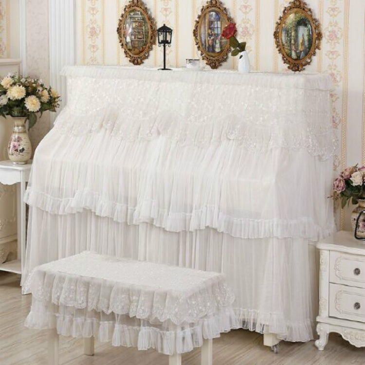 Lace Embroidered Piano Full Dust Cover