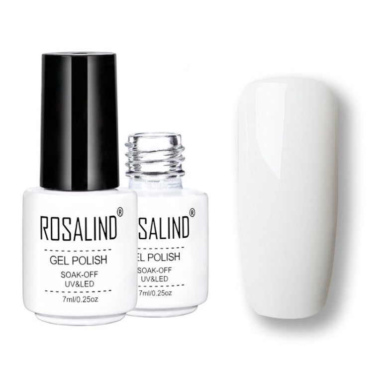 ROSALIND Gel Polish Set UV Semi Permanent Primer Top Coat Poly Gel Varnish Nail Art Manicure Gel, Capacity: 7ml Reluova