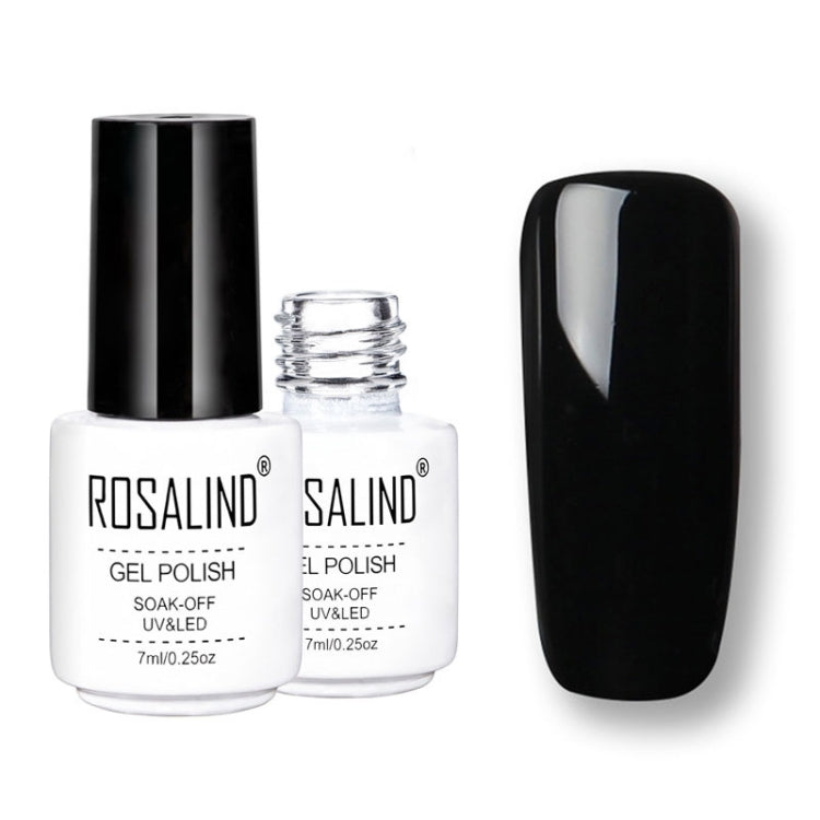 ROSALIND Gel Polish Set UV Semi Permanent Primer Top Coat Poly Gel Varnish Nail Art Manicure Gel, Capacity: 7ml Reluova