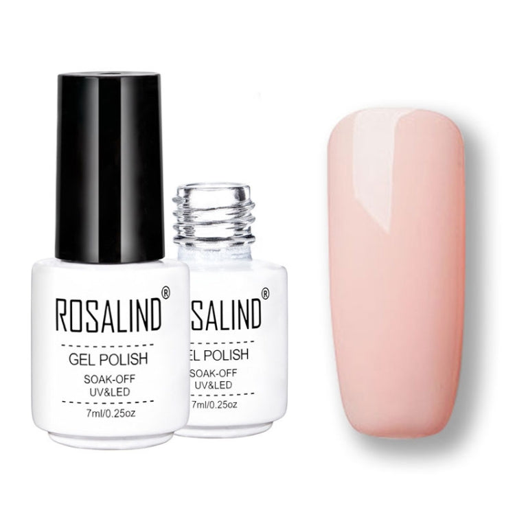 ROSALIND Gel Polish Set UV Semi Permanent Primer Top Coat Poly Gel Varnish Nail Art Manicure Gel, Capacity: 7ml Reluova