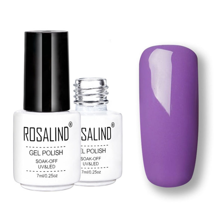 ROSALIND Gel Polish Set UV Semi Permanent Primer Top Coat Poly Gel Varnish Nail Art Manicure Gel, Capacity: 7ml Reluova