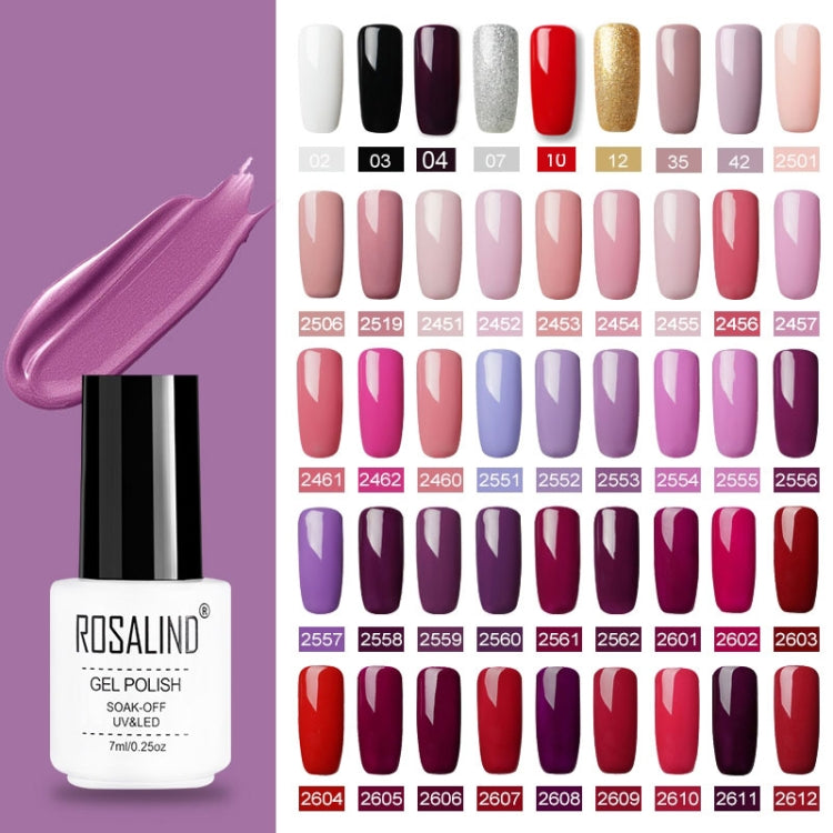 ROSALIND Gel Polish Set UV Semi Permanent Primer Top Coat Poly Gel Varnish Nail Art Manicure Gel, Capacity: 7ml