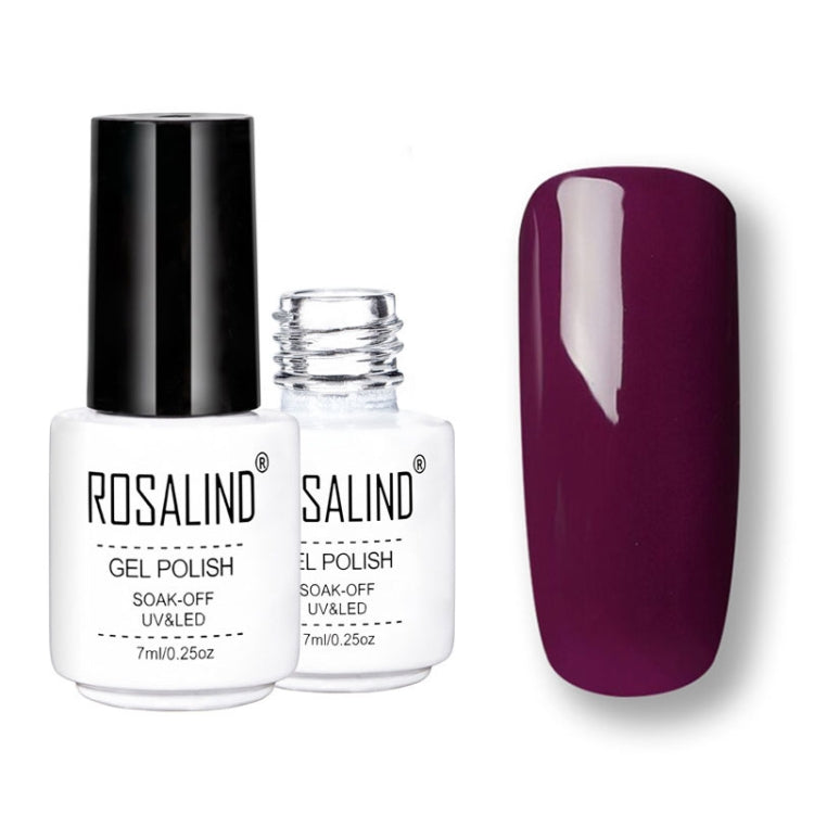 ROSALIND Gel Polish Set UV Semi Permanent Primer Top Coat Poly Gel Varnish Nail Art Manicure Gel, Capacity: 7ml Reluova