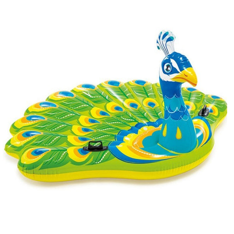 Oversized Eacock Mount Floating Row Surfboard Inflatable Lounge Chair Water Swimming Supplies