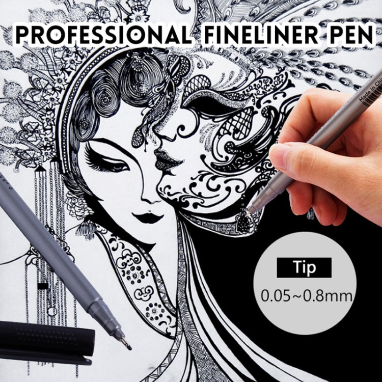 Micron Ink Marker Pen Black Fineliner Sketching Pens