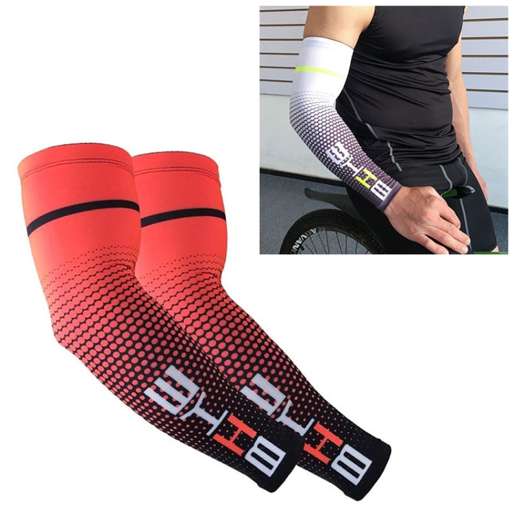 1 Pair Cool Men Cycling Running Bicycle UV Sun Protection Cuff Cover Protective Arm Sleeve Bike Sport Arm Warmers Sleeves