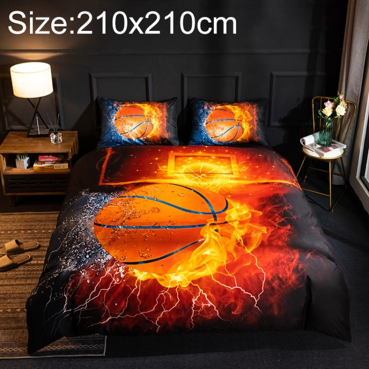 3D Printed Bedding Three-Piece Pillowcase Duvet Cover