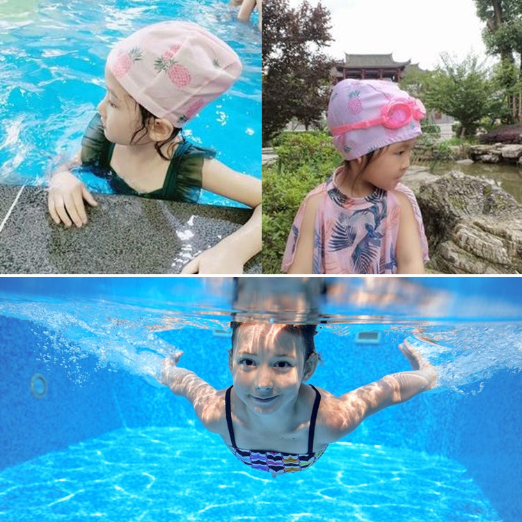 3 in 1 Children Swimming Swimming Cap + Swimming Goggles + Nose Clip Earplugs Set Reluova