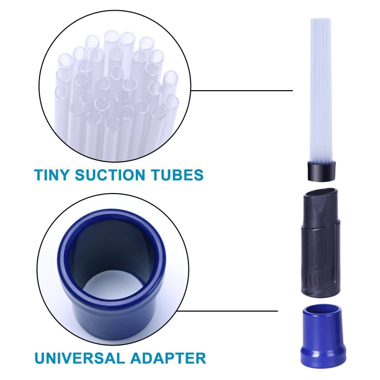 Dust Cleaner Household Straw Tubes Dust Brush Remover Portable Universal Vacuum Tools Attachment Dirt Clean