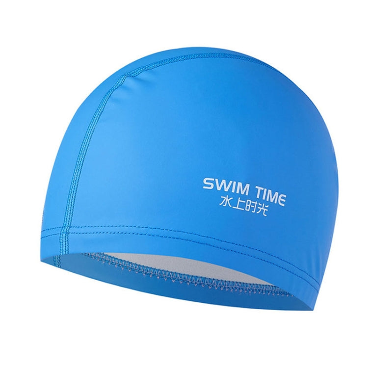 PU Coated Waterproof Enlarged Swimming Cap for Adult Men and Women Reluova