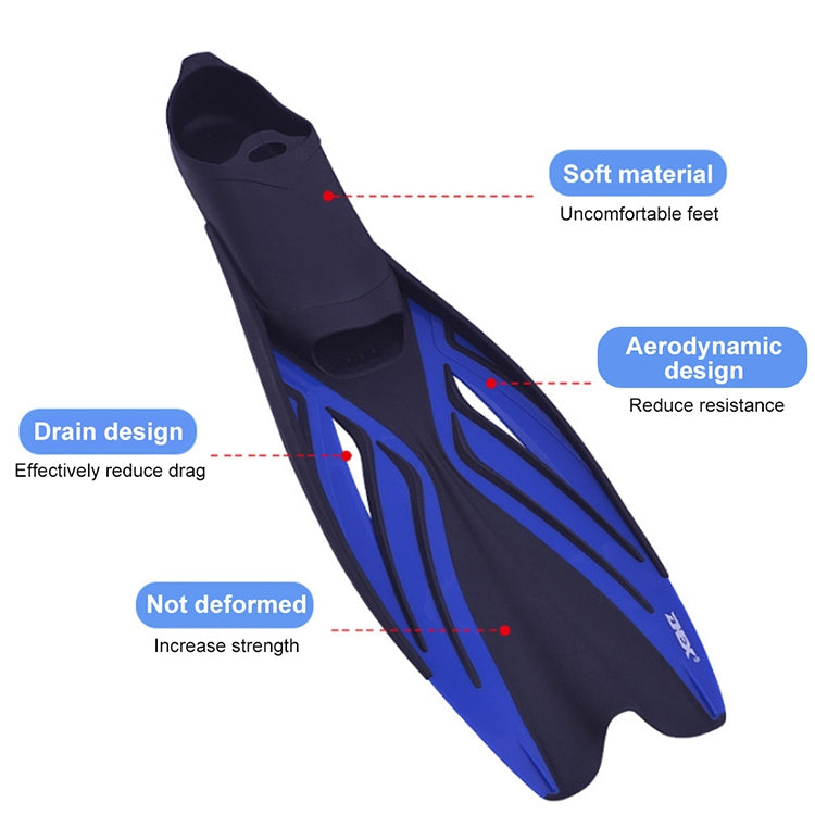 Swimming Free Diving Fins Silicone Flippers Diving Equipment