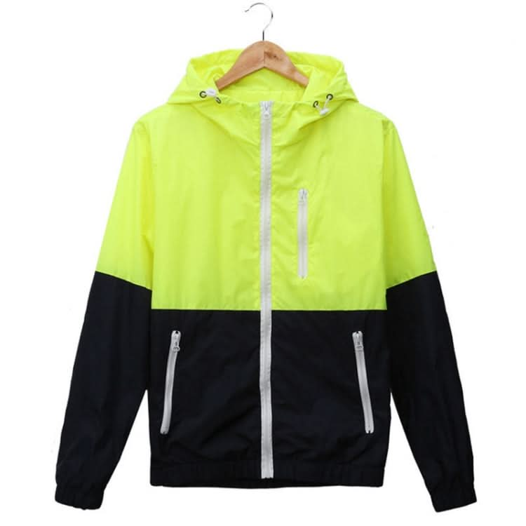 Trendy Unisex Sports Jackets Hooded Windbreaker Thin Sun-protective Sportswear Outwear Reluova