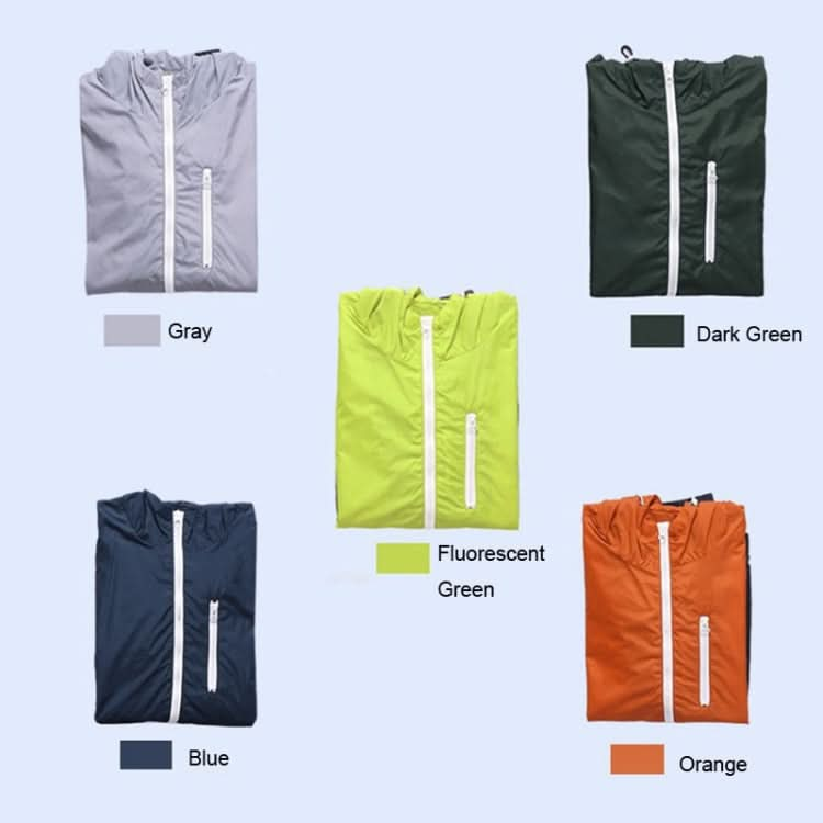 Trendy Unisex Sports Jackets Hooded Windbreaker Thin Sun-protective Sportswear Outwear