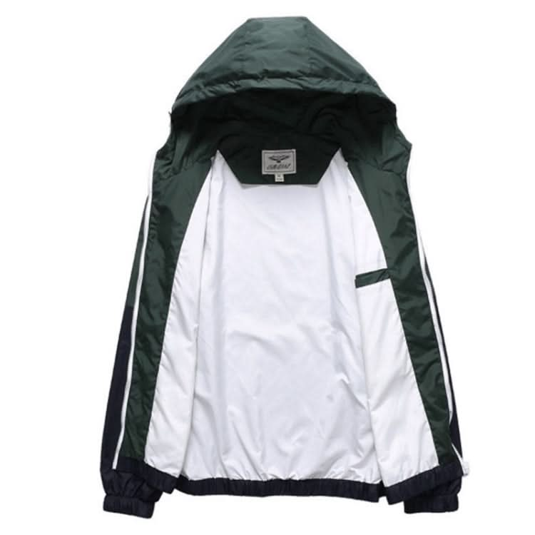 Trendy Unisex Sports Jackets Hooded Windbreaker Thin Sun-protective Sportswear Outwear Reluova