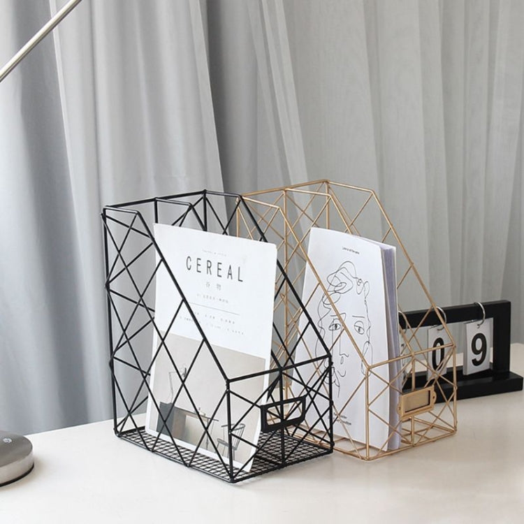 Magazine Holder Modern Desktop Book Storage Rack Iron Bookshelf My Store