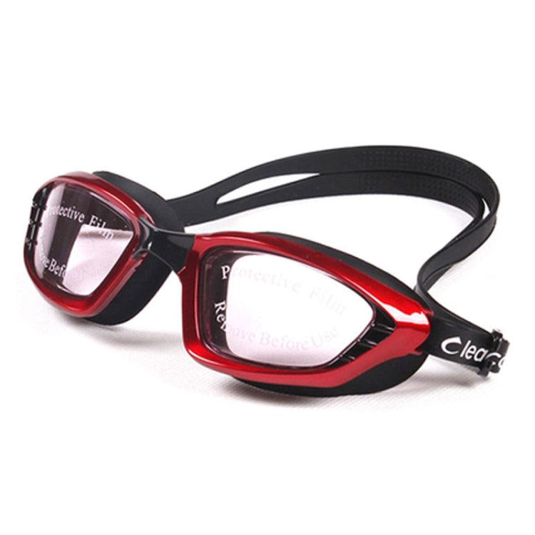 SG9017 Waterproof and Anti-fog Adult High-definition Large Frame Swimming Goggles for Men and Women Reluova