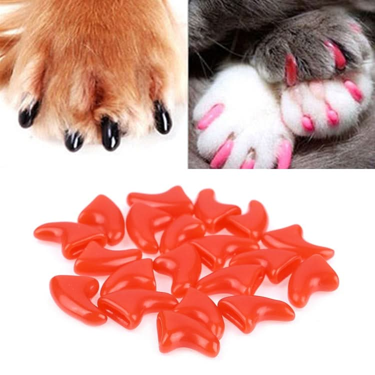 20 PCS Silicone Soft Cat Nail Caps / Cat Paw Claw / Pet Nail Protector/Cat Nail Cover - Reluova