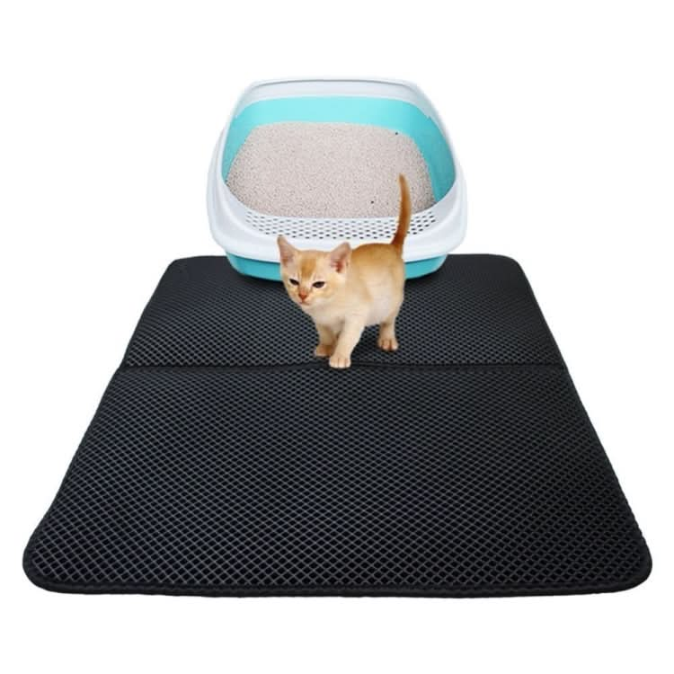 Waterproof Pet Cat Litter Mat EVA Double Layer Cat Litter Trapping Pets Mat Pad Bottom Non-slip Pet Litter Cat Mat - Reluova