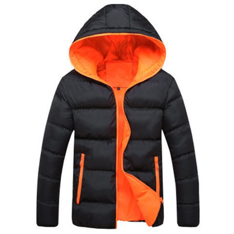 Stylish Slim Men Hooded Cotton Coat