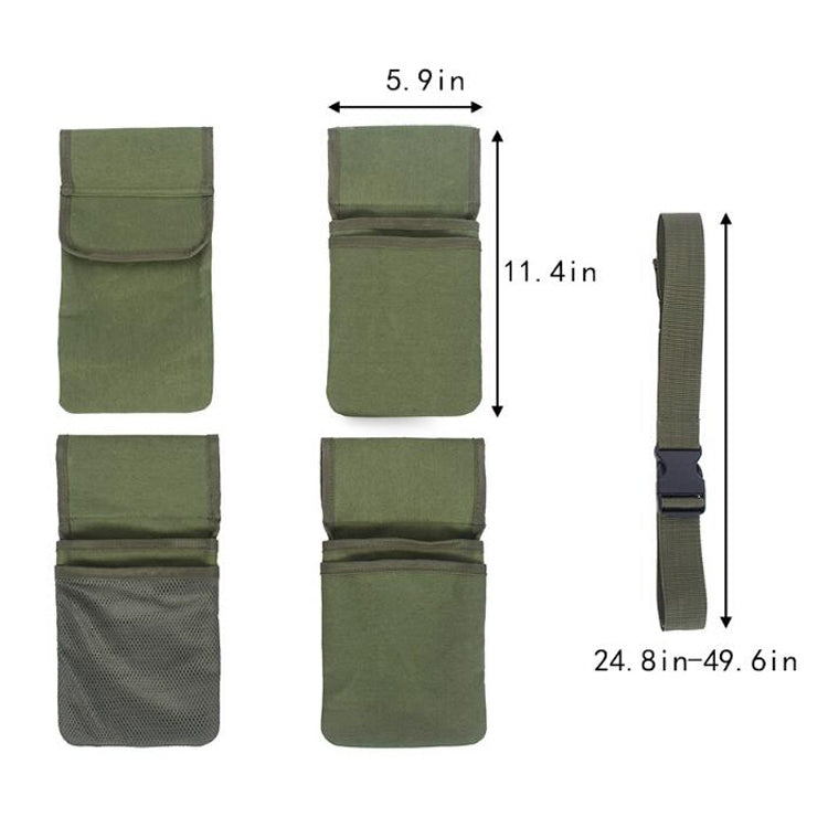 Garden Canvas Pocket Tool Storage Belt Bag