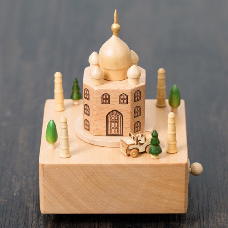 Wooden Music Box Wooden Crafts Creative Gift Desktop Decoration My Store