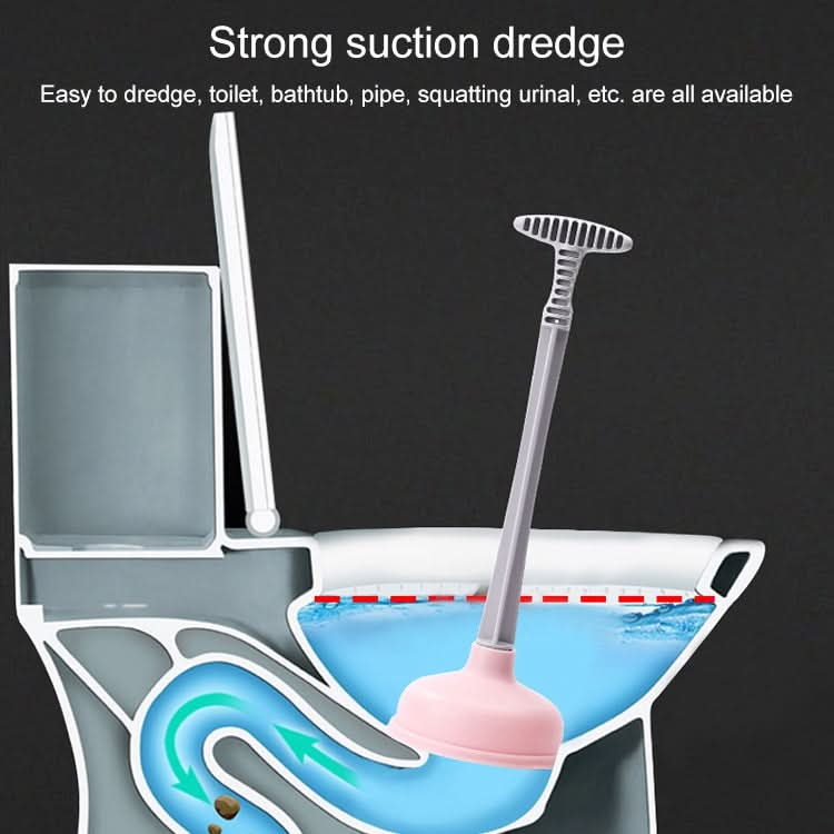 Sewer Toilet Pipes Dredges Household Tools Water Suction, Random Color Delivery