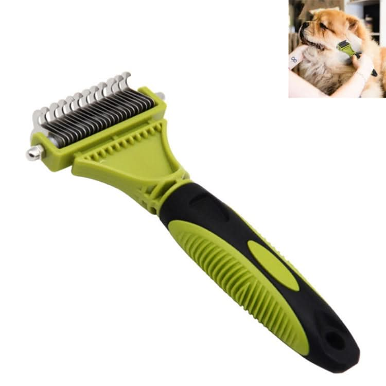 Pet Cat and Dog Cleaning Comb Double-sided Open Knot Hair Brushing Beauty Comb - Reluova