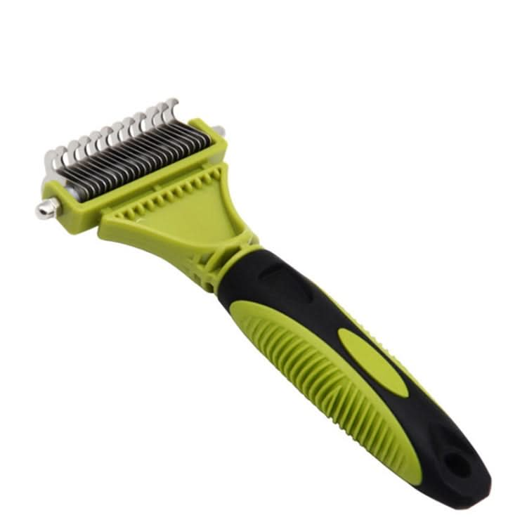 Pet Cat and Dog Cleaning Comb Double-sided Open Knot Hair Brushing Beauty Comb - Reluova