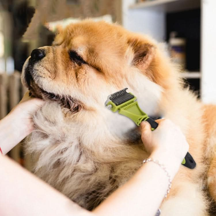 Pet Cat and Dog Cleaning Comb Double-sided Open Knot Hair Brushing Beauty Comb - Reluova