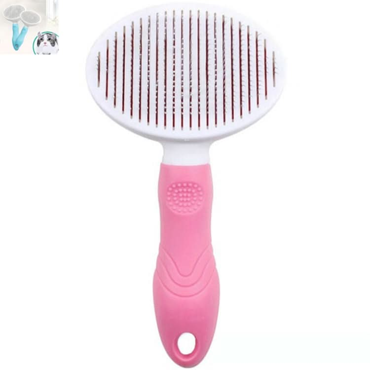 Pet Cat and Dog Hair Removal Beauty Modeling Comb Automatic Hair Loss Self-cleaning Needle Comb - Reluova