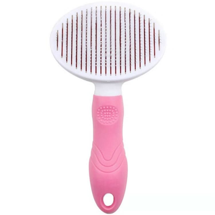 Pet Cat and Dog Hair Removal Beauty Modeling Comb Automatic Hair Loss Self-cleaning Needle Comb - Reluova