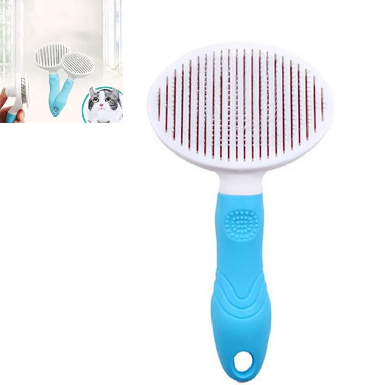 Pet Cat and Dog Hair Removal Beauty Modeling Comb Automatic Hair Loss Self-cleaning Needle Comb - Reluova