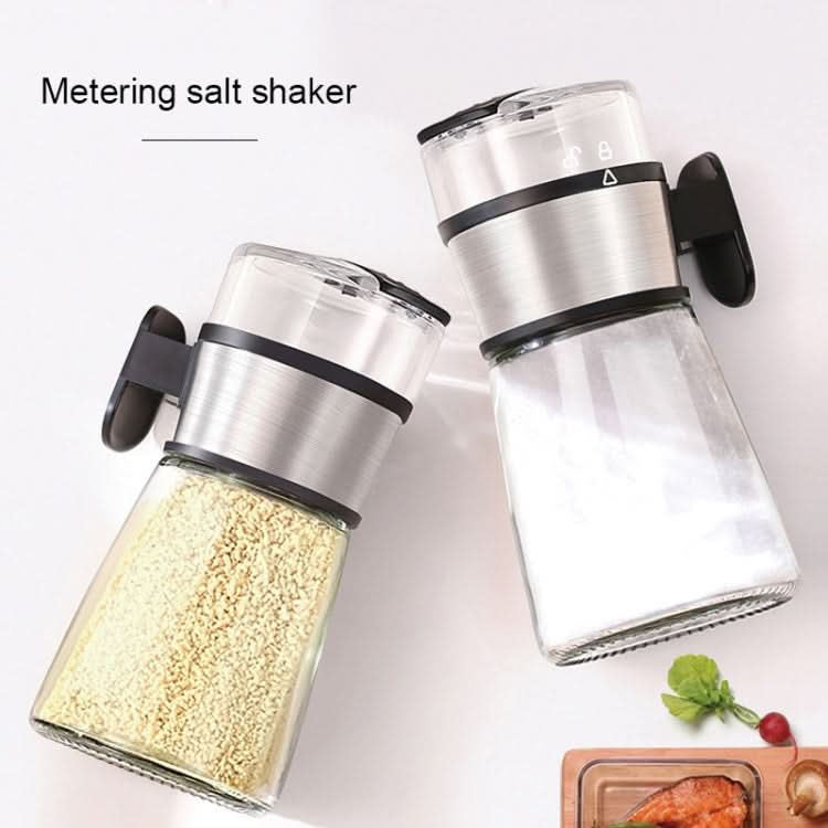 Press Type Salt Control Bottle Kitchen Household Sealed Moisture-Proof Metering Tank Set - Reluova