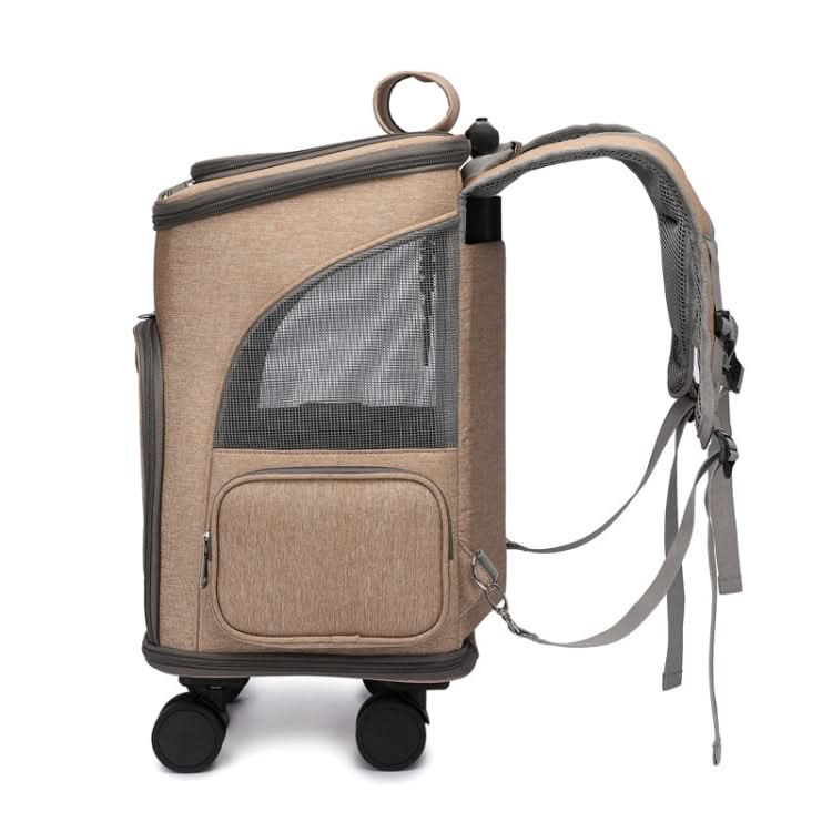 Folding Trolley Pet Backpack Travel Pet Carrier Bag - Reluova