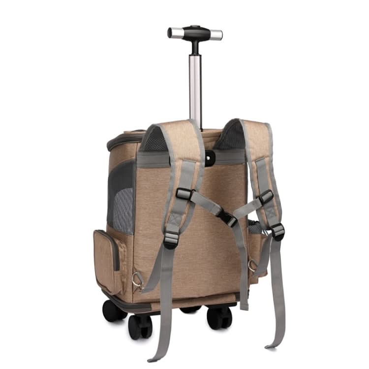 Folding Trolley Pet Backpack Travel Pet Carrier Bag - Reluova