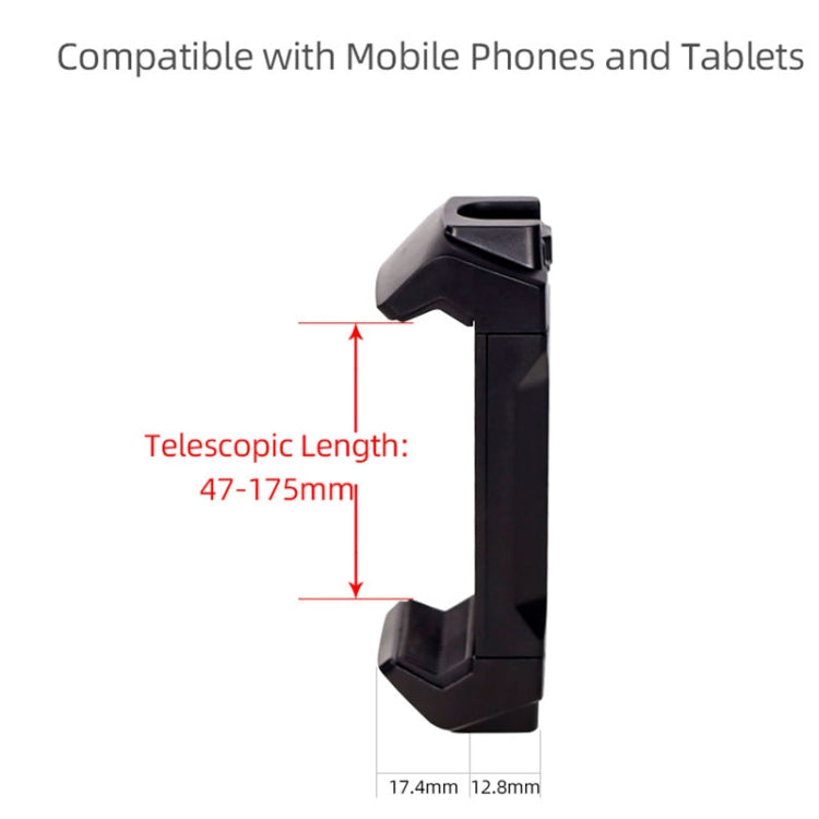 Xiletu Xj-13  Live BroadcastTripod Mount Phone Clamp with 1/4 inch Screw Holes & Cold Shoe Base My Store