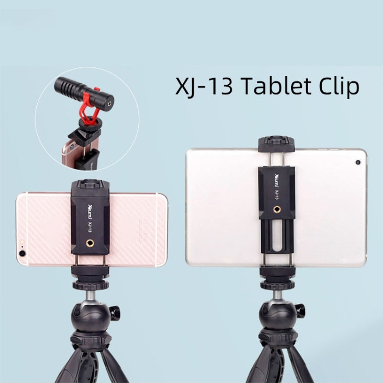 Xiletu Xj-13  Live BroadcastTripod Mount Phone Clamp with 1/4 inch Screw Holes & Cold Shoe Base My Store