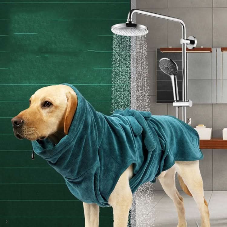 Pet Dog Bathrobe Bath Towel Strong Absorbent Bath Quick-drying Clothes - Reluova