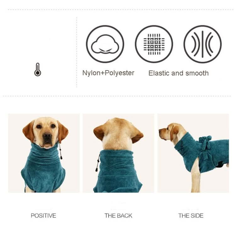 Pet Dog Bathrobe Bath Towel Strong Absorbent Bath Quick-drying Clothes - Reluova