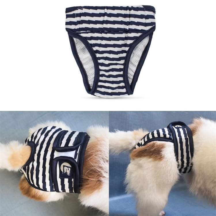 Pet Striped Physiological Pants Dog Menstrual Pants - Reluova