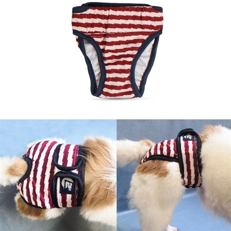 Pet Striped Physiological Pants Dog Menstrual Pants - Reluova