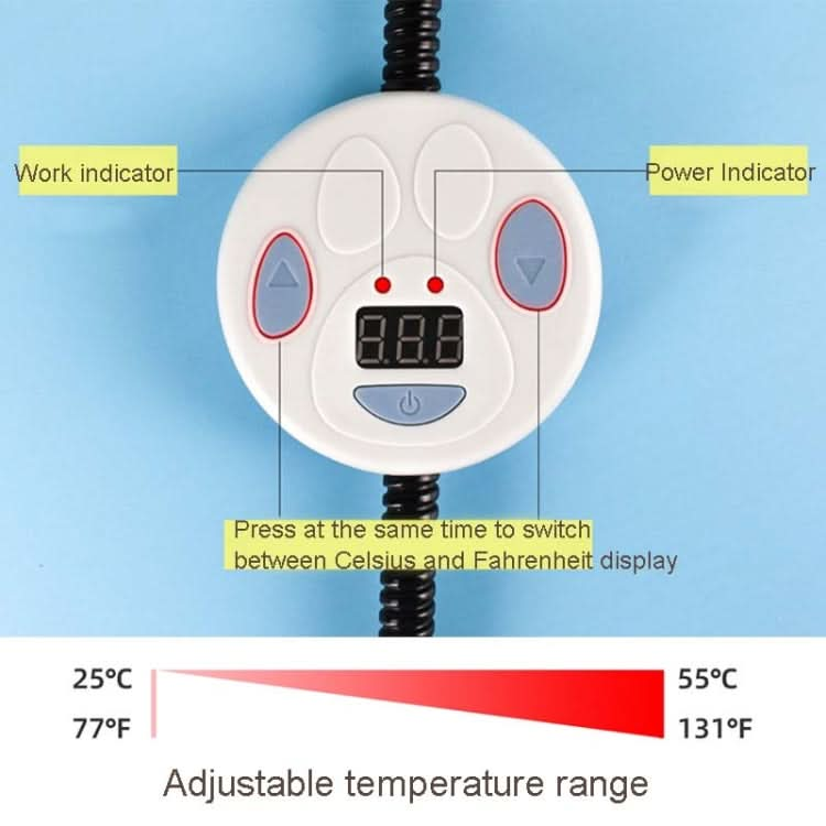 Pet Heating Pad Waterproof and Anti-Scratch Electric Blanket, Size: 60x45cm - Reluova