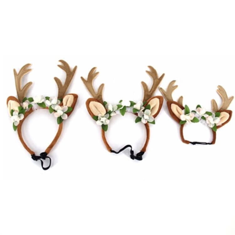 Christmas Pet Accessories Dog Hairpin Cat Ornament Christmas Antler Headband - Reluova