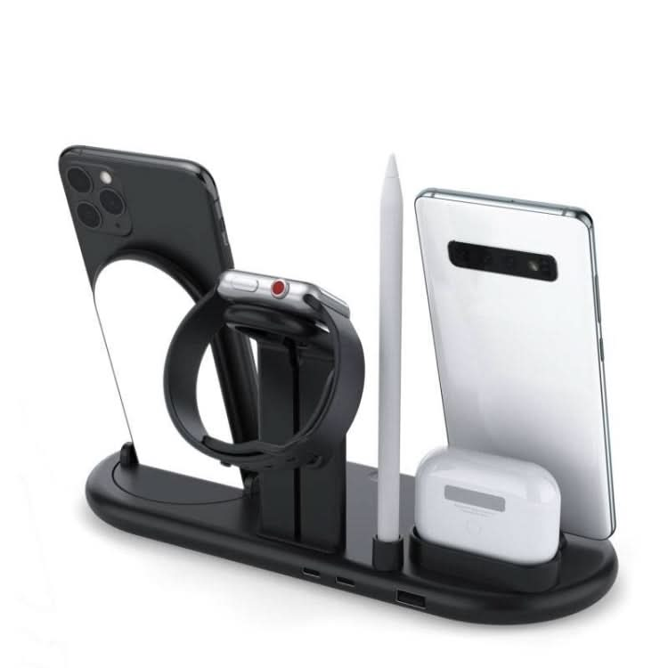 HQ-UD20 Mobile Phone Watch Multi-Function Charging Stand Wireless Charger for Phones & Apple Watch & Airpods